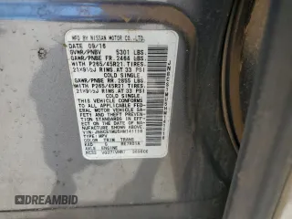2017 Infiniti QX70 with VIN JN8CS1MU5HM141116, listed as a Copart auction lot 62124125 with 134,038 mi miles and Salvage title. Bid and sale history available at DreamBid. Image 14.