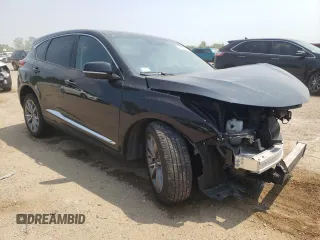 2020 Acura RDX Technology with VIN 5J8TC2H57LL012330, listed as a Copart auction lot 60165345 with Not provided miles and Non repairable. Bid and sale history available at DreamBid. Image 4.