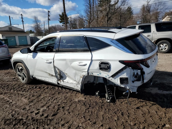 2024 Hyundai Tucson Limited with VIN 5NMJECDE0RH417094, listed as a Copart auction lot 43280385 with 13,927 mi miles and Salvage Title. Bid and sale history available at carsss.com. Image 2.
