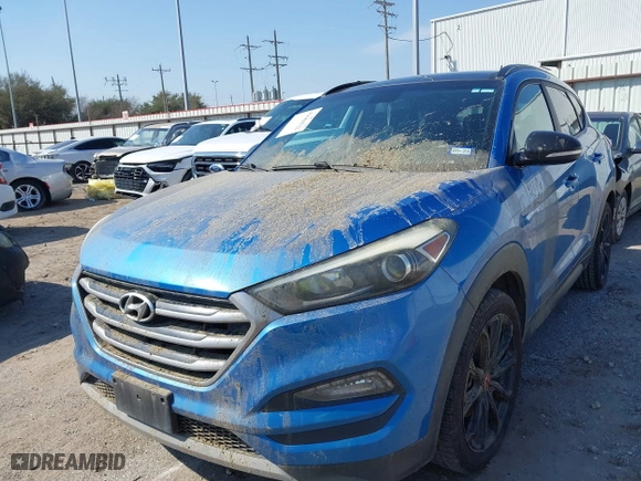 2017 Hyundai Tucson Value with VIN KM8J33A2XHU467861, listed as a IAAI auction lot 41684522 with 96,841 mi miles. Bid and sale history available at carsss.com. Image 6.