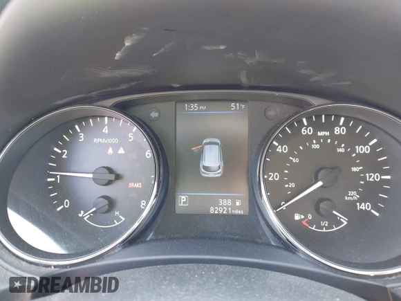 2019 Nissan Rogue S with VIN JN1BJ1CP8KW220347, listed as a IAAI auction lot 41988812 with 82,921 mi miles and . Bid and sale history available at DreamBid. Image 7.