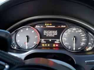 2015 Audi S8 with VIN WAUK2AFD6FN011936, listed as a Copart auction lot 41606215 with 40,260 mi miles and Salvage Title. Bid and sale history available at carsss.com. Image 9.