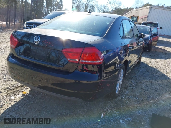 2012 Volkswagen Passat S with VIN 1VWAP7A33CC016291, listed as a IAAI auction lot 41394584 with 245,988 mi miles and . Bid and sale history available at DreamBid. Image 4.