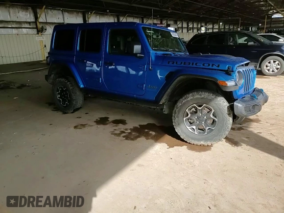 2023 Jeep Wrangler Rubicon with VIN 1C4JJXR6XPW541520, listed as a Copart auction lot 48265415 with 37,987 mi miles and Salvage title. Bid and sale history available at DreamBid. Image 11.