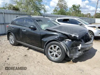 2004 Infiniti FX35 with VIN JNRAS08U84X106182, listed as a Copart auction lot 77893884 with 175,817 mi miles and Salvage Title. Bid and sale history available at carsss.com. Image 4.
