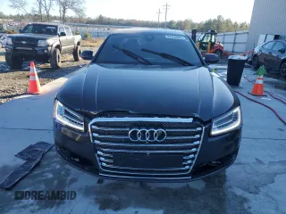 2015 Audi A8 4.0T with VIN WAU32AFD9FN033398, listed as a Copart auction lot 87655925 with 134,712 mi miles and Salvage title. Bid and sale history available at DreamBid. Image 5.
