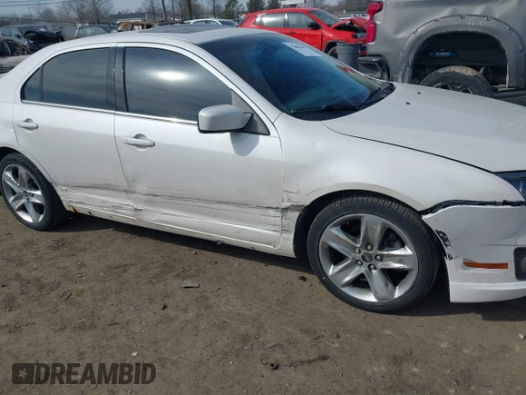 2012 Ford Fusion SPORT with VIN 3FAHP0DC0CR383435, listed as a IAAI auction lot 41806260 with 75,024 mi miles. Bid and sale history available at carsss.com. Image 6.