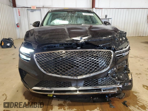2025 Genesis GV70 2.5T with VIN 5NMMADTB4SH029958, listed as a Copart auction lot 57939415 with 2,333 mi miles and Salvage title. Bid and sale history available at DreamBid. Image 5.