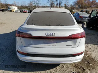 2020 Audi e-tron Sportback Premium Plus with VIN WA12ABGE4LB035209, listed as a Copart auction lot 78139704 with 13,055 mi miles and Salvage title. Bid and sale history available at DreamBid. Image 6.