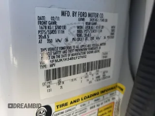 2011 Ford Expedition Max Limited with VIN 1FMJK1K54BEF27652, listed as a Copart auction lot 45739275 with 243,242 mi miles and Salvage title. Bid and sale history available at DreamBid. Image 15.