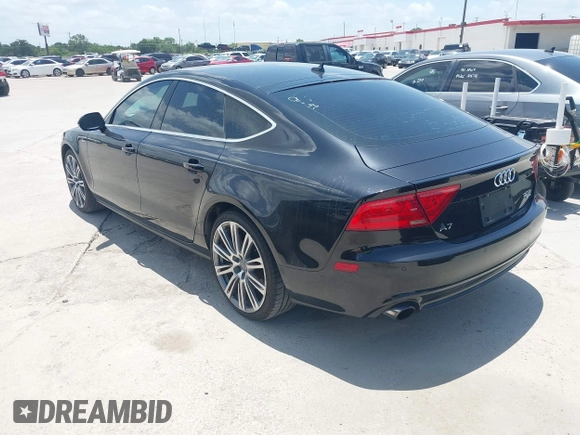 2012 Audi A7 Premium Plus with VIN WAUYGAFC4CN063645, listed as a IAAI auction lot 42561639 with 174,712 mi miles and . Bid and sale history available at DreamBid. Image 3.