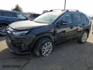 2024 Toyota RAV4 XLE Premium with VIN 2T3A1RFV5RW495698, listed as a Copart auction lot 48661985 with 4,343 mi miles and Salvage Title. Bid and sale history available at carsss.com. Image 1.