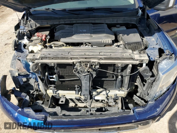 2020 Nissan Titan Platinum Reserve with VIN 1N6AA1EF4LN511588, listed as a Copart auction lot 73942854 with 40,899 mi miles and Salvage title. Bid and sale history available at DreamBid. Image 11.
