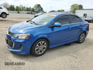 2020 Chevrolet Sonic LT with VIN 1G1JD5SB0L4141533, listed as a Copart auction lot 50657475 with 122,835 mi miles and Salvage title. Bid and sale history available at DreamBid. Image 1.