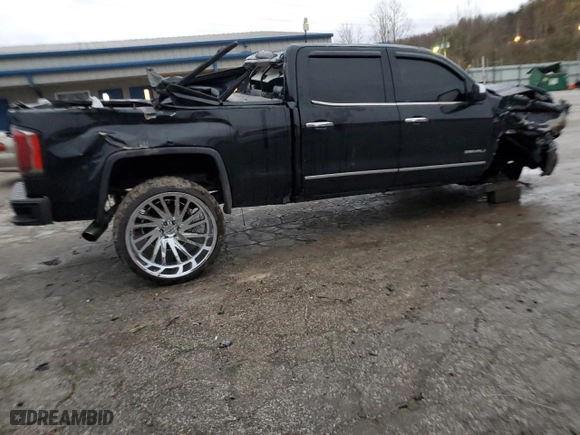 2017 GMC Sierra 1500 Denali with VIN 3GTU2PEJ7HG314466, listed as a Copart auction lot 80699274 with 96,311 mi miles and Salvage Title. Bid and sale history available at carsss.com. Image 3.