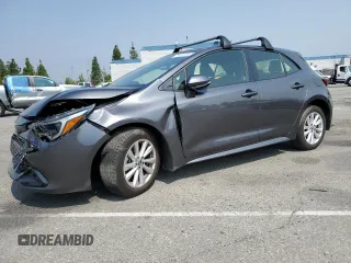 2023 Toyota Corolla Hatchback SE with VIN JTND4MBE0P3191901, listed as a Copart auction lot 71491134 with 12,031 mi miles and Salvage Title. Bid and sale history available at carsss.com. Image 1.