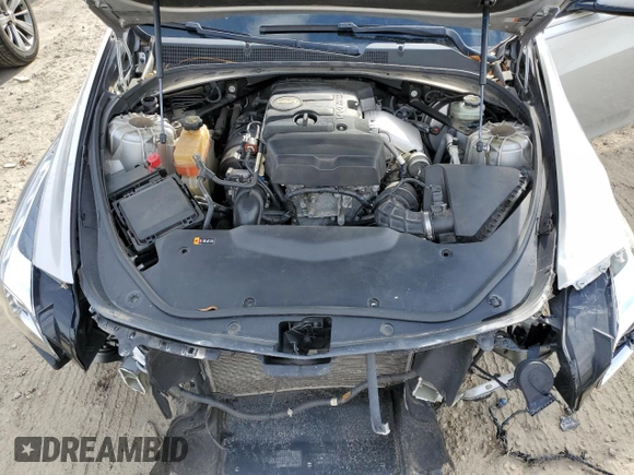 2015 Cadillac CTS RWD with VIN 1G6AP5SX2F0135080, listed as a Copart auction lot 85827504 with 95,287 mi miles and Salvage title. Bid and sale history available at DreamBid. Image 12.
