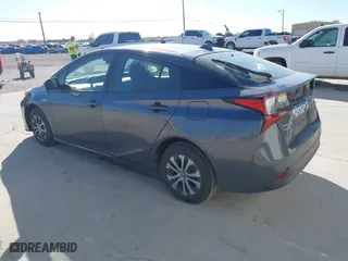 2019 Toyota Prius LE with VIN JTDL9RFUXK3012952, listed as a IAAI auction lot 41134169 with 76,125 mi miles. Bid and sale history available at carsss.com. Image 3.