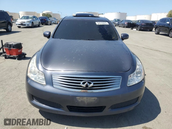 2007 Infiniti G35 Sedan Journey with VIN JNKBV61E07M729382, listed as a Copart auction lot 52576625 with 178,650 mi miles and Salvage Title. Bid and sale history available at carsss.com. Image 5.