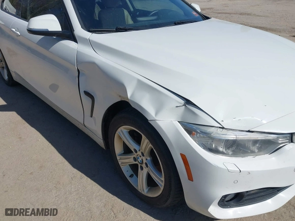 2014 BMW 4 Series 428i xDrive with VIN WBA3N5C55EK196898, listed as a IAAI auction lot 42112580 with 184,381 mi miles. Bid and sale history available at carsss.com. Image 6.