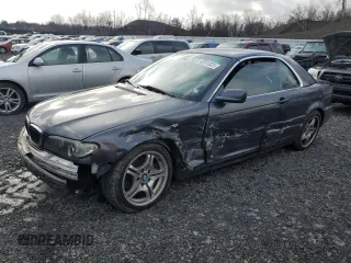 2005 BMW 3 Series 330Ci with VIN WBABW53455PL52263, listed as a Copart auction lot 43701825 with 146,396 mi miles and Salvage Title. Bid and sale history available at carsss.com. Image 1.