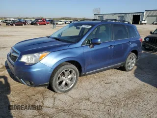 2015 Subaru Forester Touring with VIN JF2SJAWC9FH450335, listed as a Copart auction lot 51910985 with 121,464 mi miles and Salvage title. Bid and sale history available at DreamBid. Image 1.