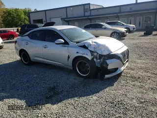 2022 Nissan Sentra S with VIN 3N1AB8BV3NY311279, listed as a Copart auction lot 50554015 with 65,622 mi miles and Salvage Title. Bid and sale history available at carsss.com. Image 10.