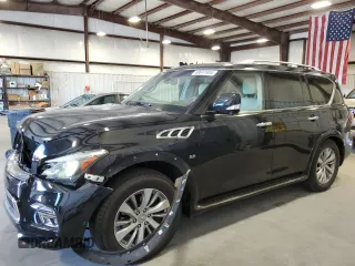 2017 Infiniti QX80 with VIN JN8AZ2NF7H9642780, listed as a Copart auction lot 69641934 with 183,704 mi miles and Salvage Title. Bid and sale history available at carsss.com. Image 1.