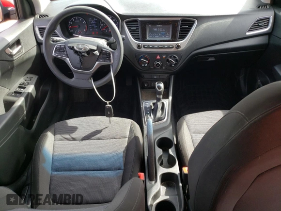 2018 Hyundai Accent SEL z VIN 3KPC24A34JE033096, wystawiony jako Copart lot #52098445 z przebiegiem 64 426 mil mil oraz Szkoda całkowita • Salvage title. Historia ofert i sprzedaży dostępna na DreamBid. Obrazek 8.