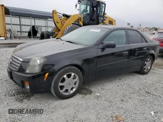 2003 Cadillac CTS with VIN 1G6DM57NX30146613, listed as a Copart auction lot 76741474 with 132,103 mi miles and Salvage Title. Bid and sale history available at carsss.com. Image 1.