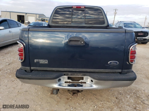 2002 Ford F-150 XLT with VIN 1FTRW07L82KE27035, listed as a Copart auction lot 44928855 with 0 mi miles and Salvage Title. Bid and sale history available at carsss.com. Image 6.