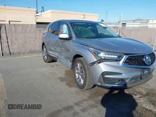 2020 Acura RDX w/Technology Pkg with VIN 5J8TC1H58LL008054, listed as a IAAI auction lot 41336305 with 42,341 mi miles. Bid and sale history available at carsss.com. Image 1.