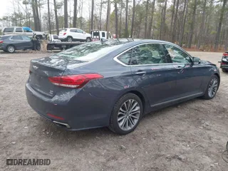 2017 Genesis G80 3.8L with VIN KMHGN4JE9HU168396, listed as a IAAI auction lot 41248466 with 108,708 mi miles. Bid and sale history available at carsss.com. Image 4.