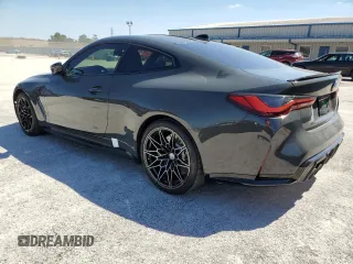 2023 BMW M4 Competition with VIN WBS33AZ03PCL59731, listed as a Copart auction lot 73657924 with 7,622 mi miles and Salvage Title. Bid and sale history available at carsss.com. Image 2.