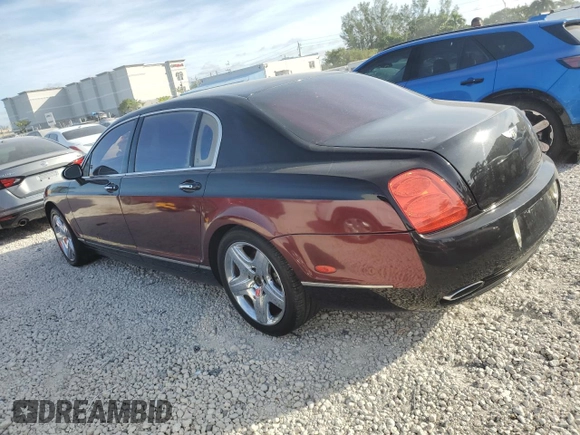2006 Bentley Flying Spur with VIN SCBBR53W96C031785, listed as a Copart auction lot 81912514 with 58,606 mi miles and Salvage Title. Bid and sale history available at DreamBid. Image 2.