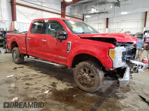 2017 Ford F-350 Platinum with VIN 1FT8W3BT9HEC21427, listed as a Copart auction lot 52527675 with Not Provided miles and Non Repairable. Bid and sale history available at DreamBid. Image 4.