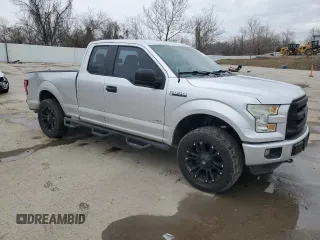 2015 Ford F-150 XLT with VIN 1FTEX1EP1FFD11200, listed as a Copart auction lot 47762895 with 116,120 mi miles and Salvage Title. Bid and sale history available at carsss.com. Image 4.