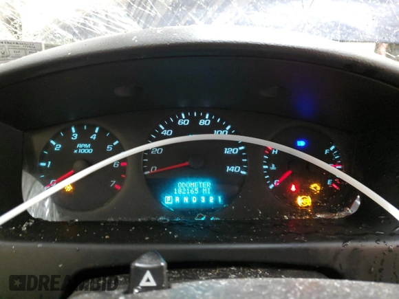 2008 Chevrolet Impala LS with VIN 2G1WB58KX81229172, listed as a Copart auction lot 58075235 with 182,165 mi miles and Salvage title. Bid and sale history available at DreamBid. Image 9.