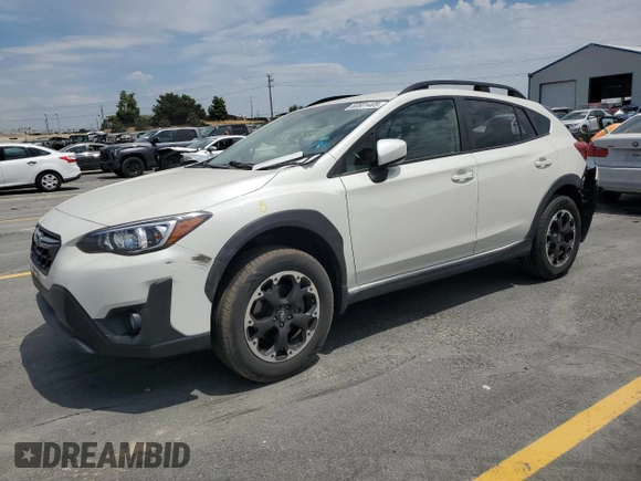 2021 Subaru Crosstrek Premium with VIN JF2GTAPC6M8278051, listed as a Copart auction lot 60501405 with 46,350 mi miles and Salvage title. Bid and sale history available at DreamBid. Image 1.