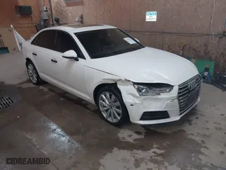 2017 Audi A4 Premium with VIN WAUANAF49HN014822, listed as a IAAI auction lot 41578344 with 80,120 mi miles. Bid and sale history available at carsss.com. Image 1.