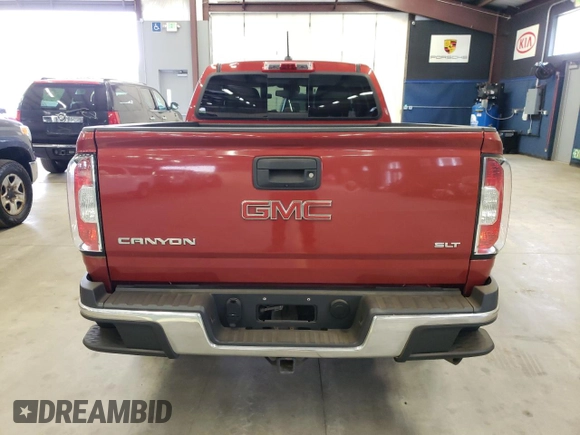 2016 GMC Canyon 4WD SLT with VIN 1GTP6DE16G1206840, listed as a Copart auction lot 72399874 with 157,859 mi miles and Clean Title. Bid and sale history available at carsss.com. Image 6.