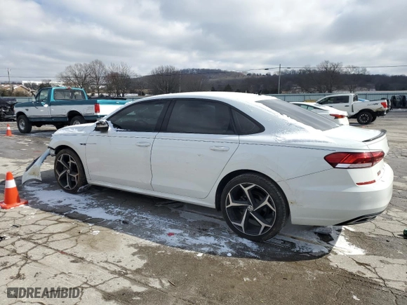 2020 Volkswagen Passat 2.0T R-Line with VIN 1VWMA7A36LC025243, listed as a Copart auction lot 45939895 with 59,594 mi miles and Salvage Title. Bid and sale history available at carsss.com. Image 2.