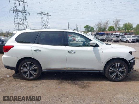 2020 Nissan Pathfinder Platinum with VIN 5N1DR2DM0LC649246, listed as a IAAI auction lot 42132744 with 46,063 mi miles and . Bid and sale history available at DreamBid. Image 14.