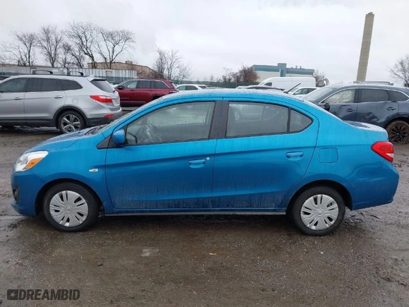 2020 Mitsubishi Mirage G4 ES with VIN ML32F3FJ8LHF00248, listed as a IAAI auction lot 41566674 with 21,252 mi miles. Bid and sale history available at carsss.com. Image 14.