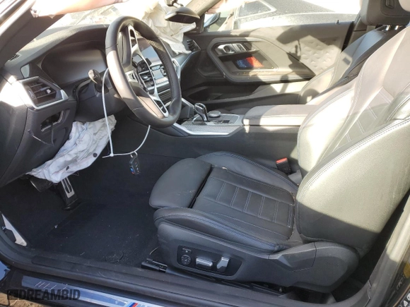 2022 BMW 2 Series M240i xDrive with VIN 3MW53CM04N8C78600, listed as a Copart auction lot 88355955 with 0 mi miles and Salvage Title. Bid and sale history available at carsss.com. Image 7.