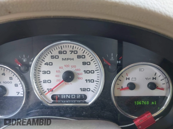 2006 Ford F-150 XLT with VIN 1FTPW14506FB81826, listed as a IAAI auction lot 42142287 with 136,768 mi miles. Bid and sale history available at carsss.com. Image 7.