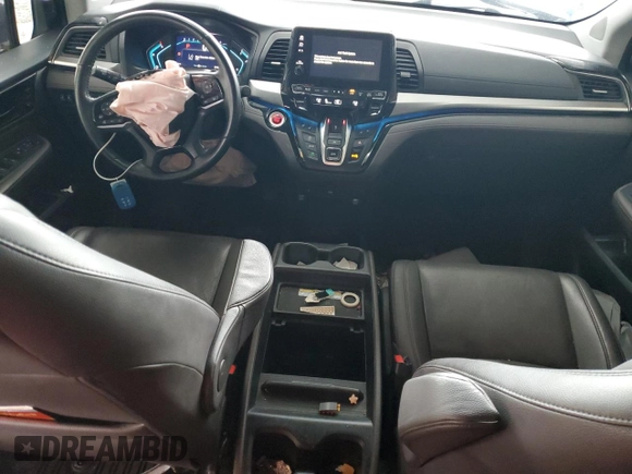2019 Honda Odyssey Elite with VIN 5FNRL6H93KB048990, listed as a Copart auction lot 56192215 with 91,521 mi miles and Salvage title. Bid and sale history available at DreamBid. Image 8.
