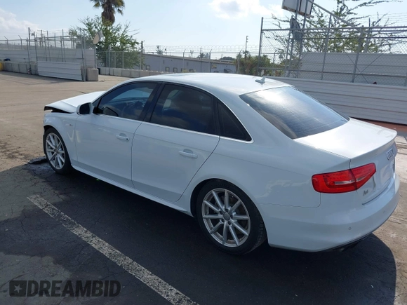 2016 Audi A4 Premium Plus with VIN WAUFFAFL0GN011736, listed as a IAAI auction lot 41446235 with 134,446 mi miles. Bid and sale history available at carsss.com. Image 3.