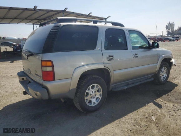 2003 Chevrolet Tahoe Z71 with VIN 1GNEK13T43R242096, listed as a Copart auction lot 50371775 with 0 mi miles and Salvage Title. Bid and sale history available at carsss.com. Image 3.