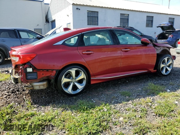 2018 Honda Accord Touring with VIN 1HGCV2F98JA012443, listed as a Copart auction lot 69455874 with 88,314 mi miles and Salvage title. Bid and sale history available at DreamBid. Image 3.